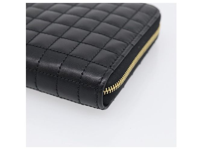 Céline CELINE Long Wallet Leather Gold Black Auth 213198SAM - Jerrillo - Ansicht 8