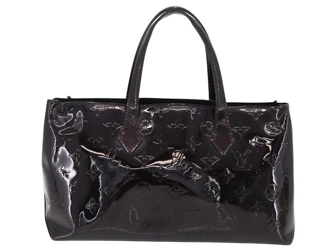 LOUIS VUITTON Monogram Vernis Wilshire PM Bag Amarante M93641 LV Auth BA16668 - Jerrillo - vista 3