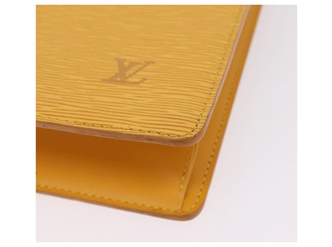 LOUIS VUITTON Epi Sac Plat Hand Bag Yellow M52079 LV Auth BA16672 - Jerrillo - vista 12