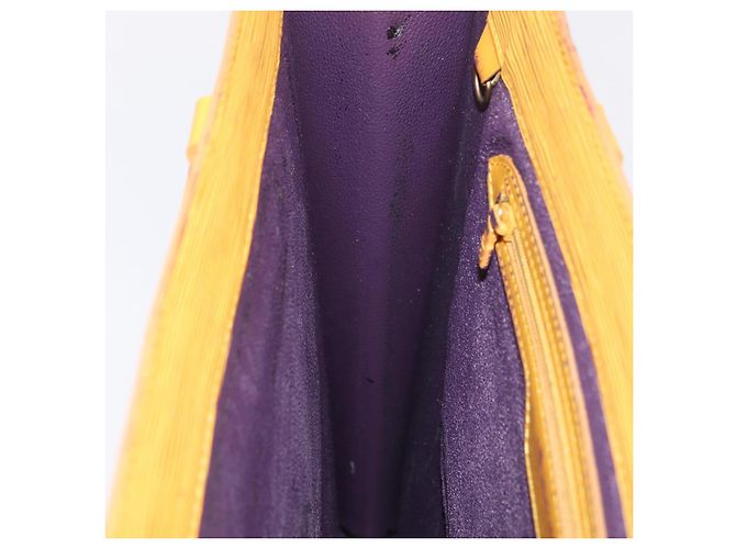 LOUIS VUITTON Epi Sac Plat Hand Bag Yellow M52079 LV Auth BA16672 - Jerrillo - vista 19