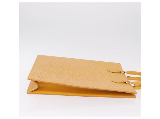 LOUIS VUITTON Epi Sac Plat Hand Bag Yellow M52079 LV Auth BA16672 - Jerrillo - vista 4