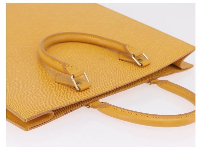 LOUIS VUITTON Epi Sac Plat Hand Bag Yellow M52079 LV Auth BA16672 - Jerrillo - vista 6