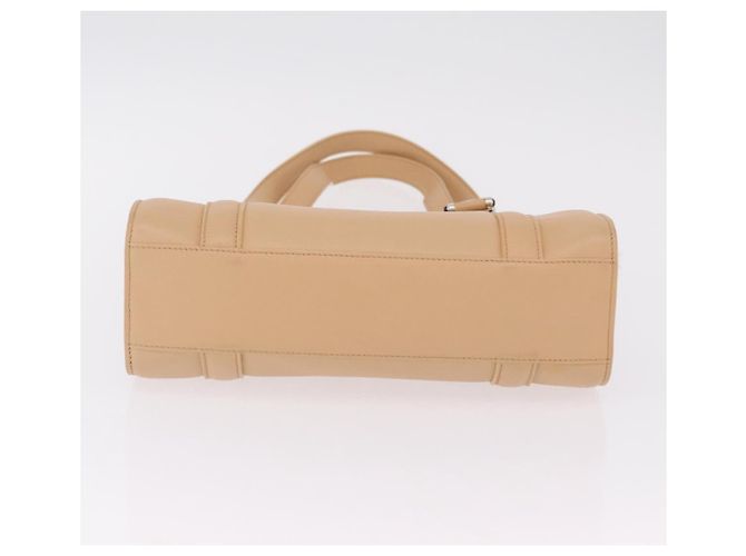 Cartier Tote Bag Leather Beige Silver Auth BA16682V - Jerrillo - vista 10
