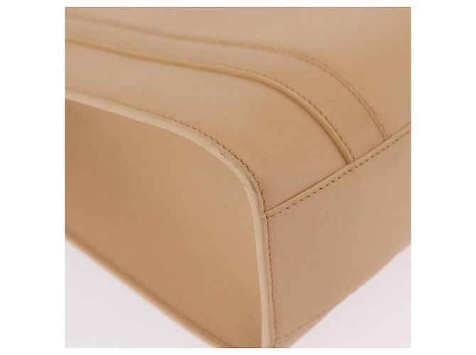 Cartier Tote Bag Leather Beige Silver Auth BA16682V - Jerrillo - vista 11
