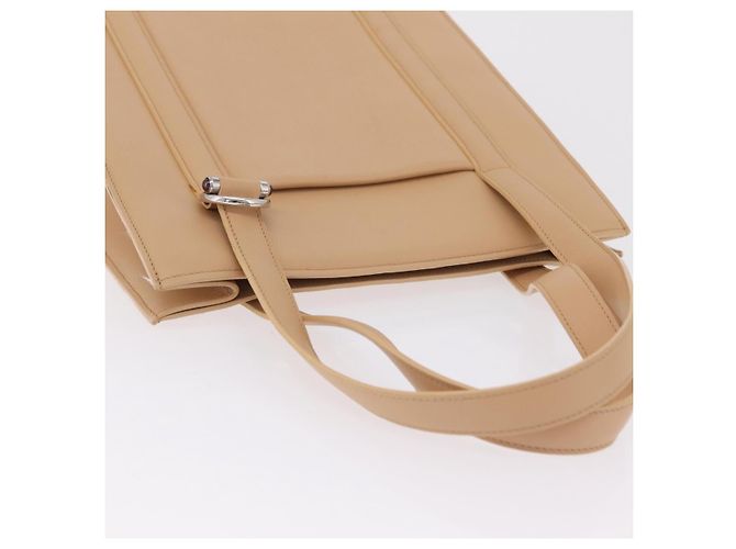 Cartier Tote Bag Leather Beige Silver Auth BA16682V - Jerrillo - vista 7