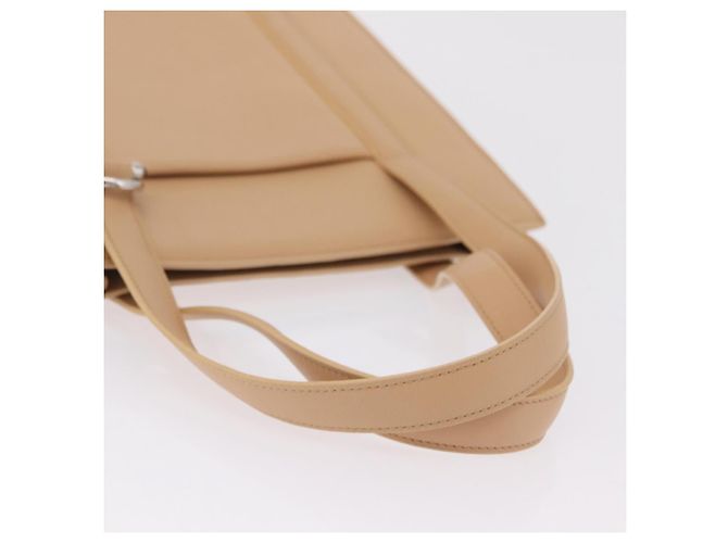 Cartier Tote Bag Leather Beige Silver Auth BA16682V - Jerrillo - vista 8