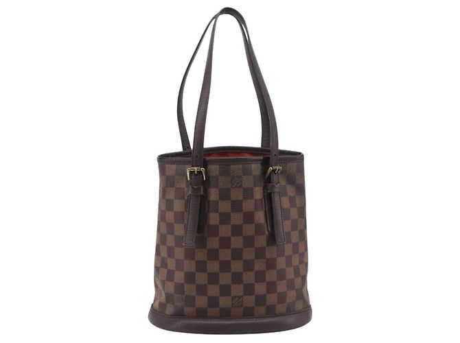 LOUIS VUITTON Damier Ebene Marais Shoulder Bag N42240 LV Auth bs37786 - Jerrillo - vista 3