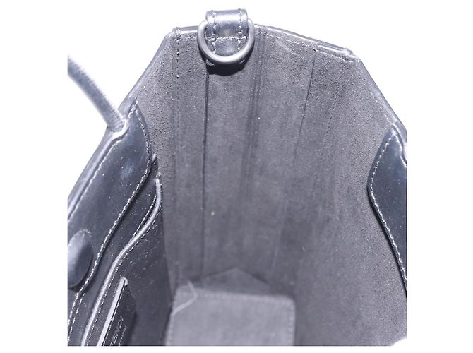 FENDI Pack Shopping Bag Small Hand Bag Leather Black Silver 7VA512 Auth bs37907 - Jerrillo - vista 18