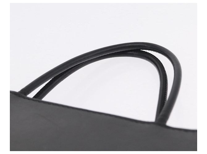FENDI Pack Shopping Bag Small Hand Bag Leather Black Silver 7VA512 Auth bs37907 - Jerrillo - vista 9