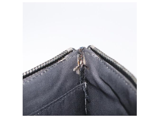 Christian Dior Oblique Clutch Bag Canvas Navy Silver Auth bs37922 - Jerrillo - vista 19