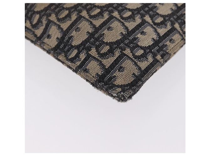 Christian Dior Oblique Clutch Bag Canvas Navy Silver Auth bs37922 - Jerrillo - vista 9