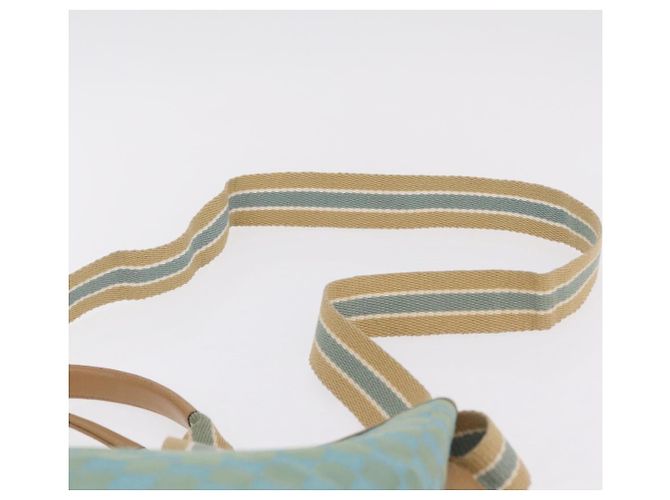 GUCCI GG Canvas Tote Bag 2way Outlet Light Blue Silver 257298 Auth ep16449A - Jerrillo - vista 11