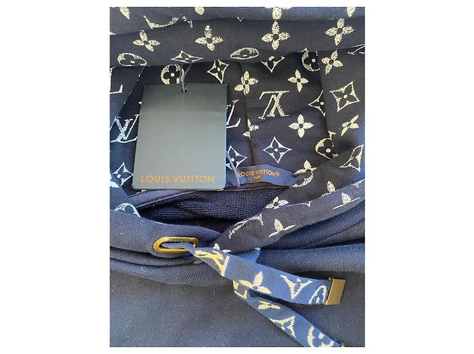 Louis Vuitton Monogram Hoodie in Dunkelblau - Ansicht 5