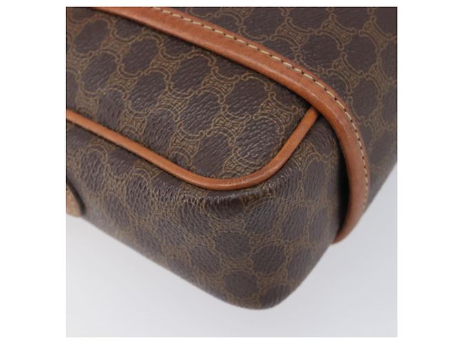 Céline CELINE Macadam Canvas Shoulder Bag PVC Leather Brown Gold Auth ep16781 - Jerrillo - vista 13
