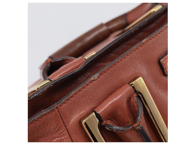 Chloé Chloe Etel Handtasche Leder 2way Rosa Gold Auth ka6785A - Jerrillo - Ansicht 18