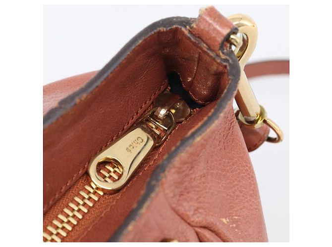 Chloé Chloe Etel Handtasche Leder 2way Rosa Gold Auth ka6785A - Jerrillo - Ansicht 20