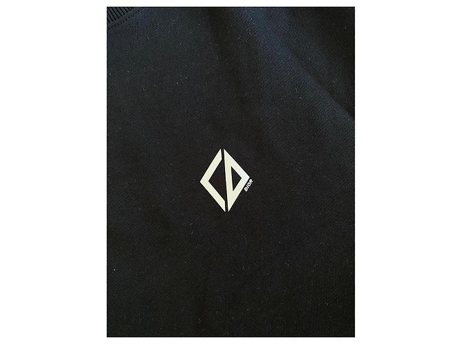 Sudadera Dior de algodón negro con logo CD - vista 3