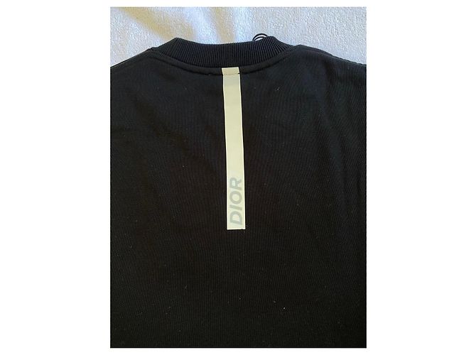 Sudadera Dior de algodón negro con logo CD - vista 4