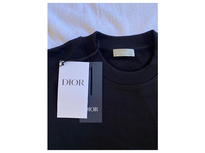 Sudadera Dior de algodón negro con logo CD - vista 5