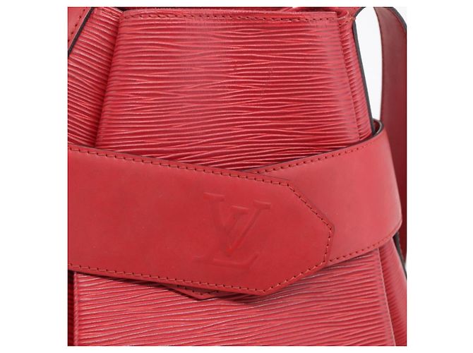 LOUIS VUITTON Epi Sac Depaule PM Shoulder Bag Red M80207 LV Auth ka6820 - Jerrillo - vista 14