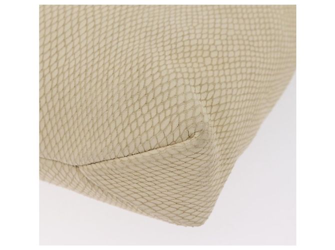 LOEWE Shoulder Bag Suede Ivory Gold Auth ka6822 - Jerrillo - vista 13