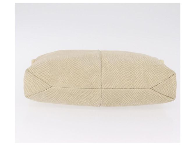 LOEWE Shoulder Bag Suede Ivory Gold Auth ka6822 - Jerrillo - vista 9