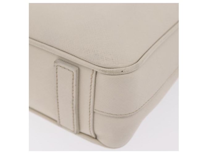PRADA Business Bag Saffiano leather White Silver Auth ka6834 - Jerrillo - vista 13