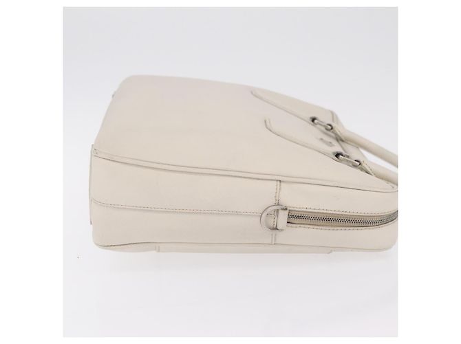 PRADA Business Bag Saffiano leather White Silver Auth ka6834 - Jerrillo - vista 4