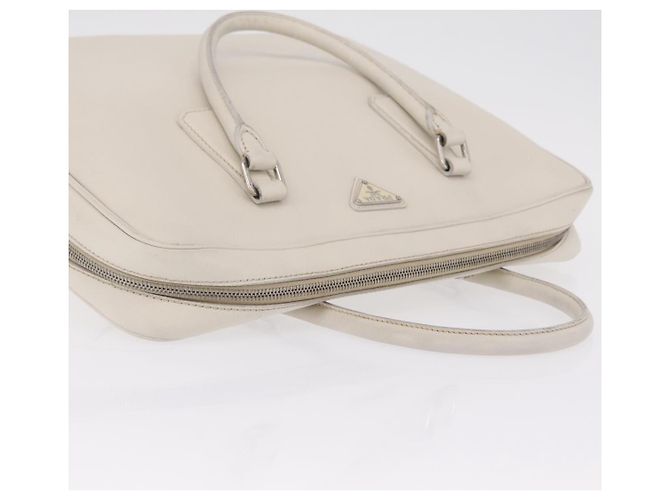 PRADA Business Bag Saffiano leather White Silver Auth ka6834 - Jerrillo - vista 6