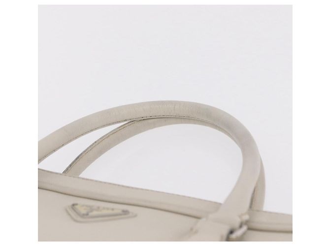 PRADA Business Bag Saffiano leather White Silver Auth ka6834 - Jerrillo - vista 8