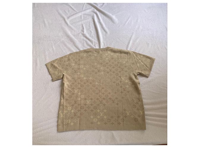 T-shirt Louis Vuitton Monogram Beige - vista 2