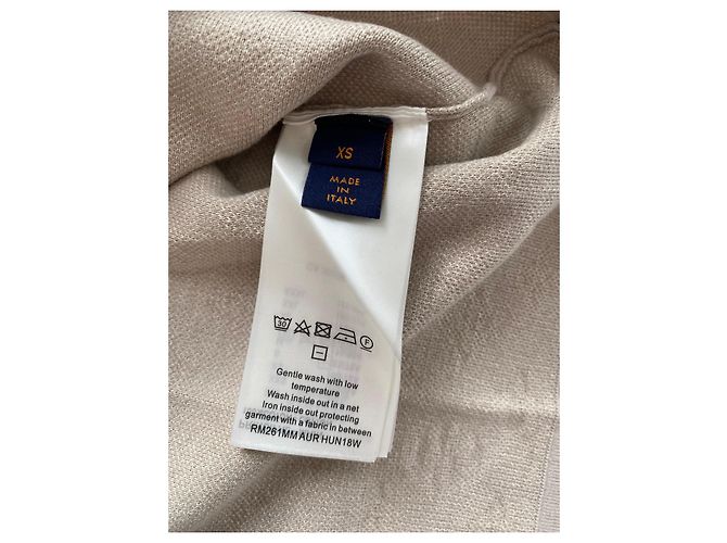T-shirt Louis Vuitton Monogram Beige - vista 4