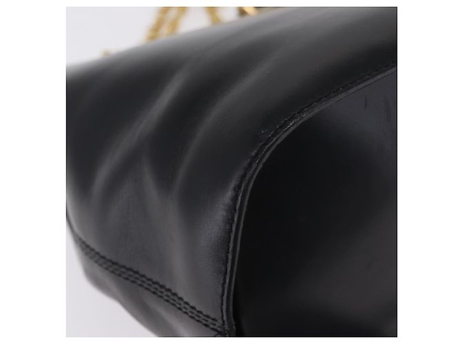 Céline CELINE Shoulder Bag Leather Black Gold Auth ep16820V - Jerrillo - vista 12