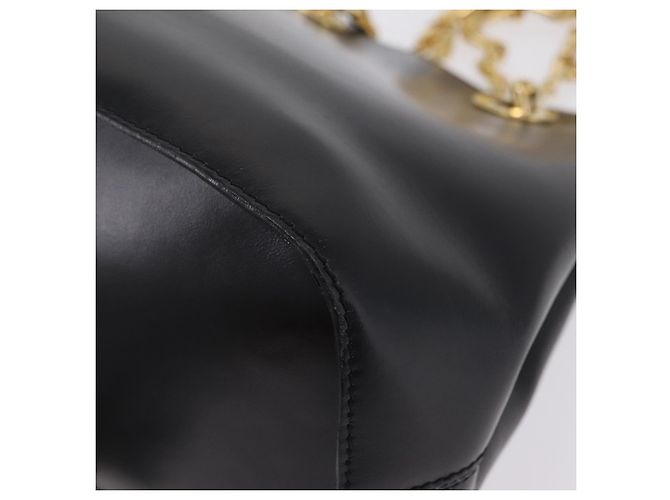 Céline CELINE Shoulder Bag Leather Black Gold Auth ep16820V - Jerrillo - vista 13