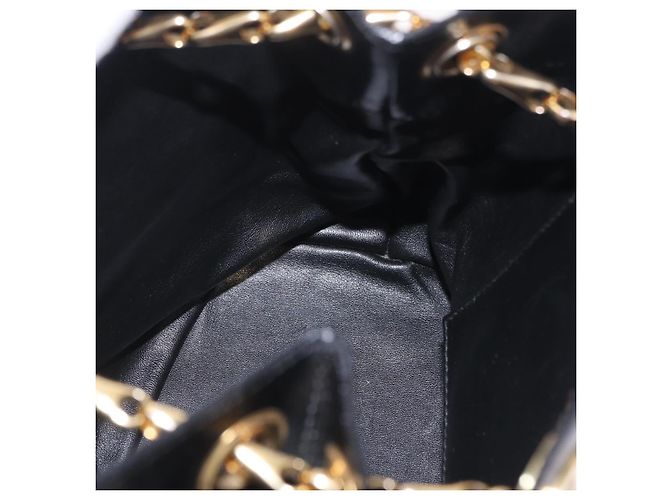 Céline CELINE Shoulder Bag Leather Black Gold Auth ep16820V - Jerrillo - vista 18