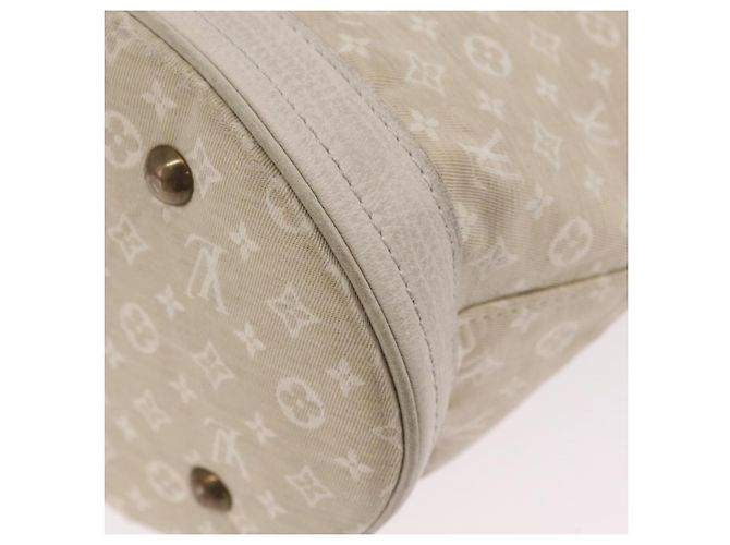 LOUIS VUITTON Monogram Mini Lin Bucket PM Shoulder Bag Dunne M95316 Auth ka6792 - Jerrillo - vista 17