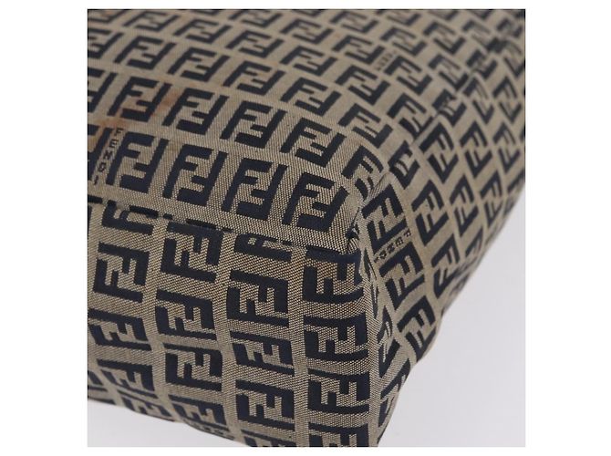 FENDI Zucchino Tote Bag Navy Silver Auth ka6858 - Jerrillo - vista 12