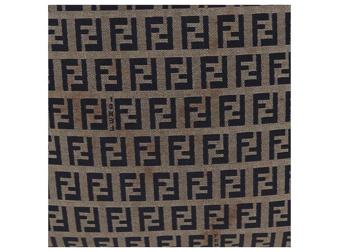 FENDI Zucchino Tote Bag Navy Silver Auth ka6858 - Jerrillo - vista 3