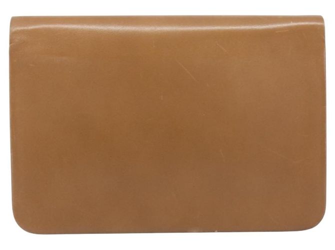 Christian Dior Chain Shoulder Bag Leather Beige Gold Auth ep16809 - Jerrillo - vista 3