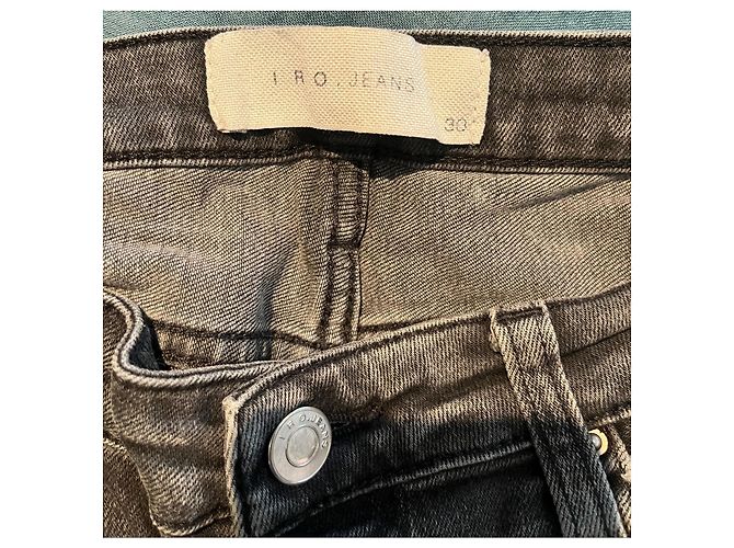Vaqueros Iro slim stretch negro lavado - vista 5