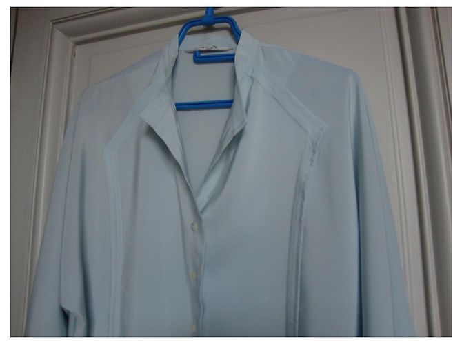 Autre Marque Marie Clémence Blusa Azul Claro - vista 4