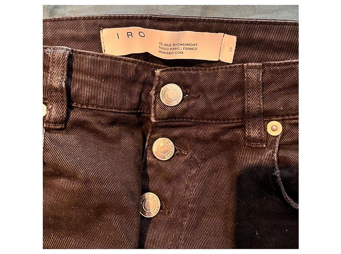 IRO Slim Stretch Jeans Schwarz - Ansicht 3