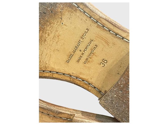 Isabel Marant Etoile Stivaletti Isabel Marant beige T.36 - vista 6