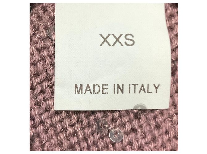 Brunello Cucinelli Oversized Slouchy-Pullover aus Kaschmir- und Seidenstrick mit Pailletten in Mauve - Ansicht 6