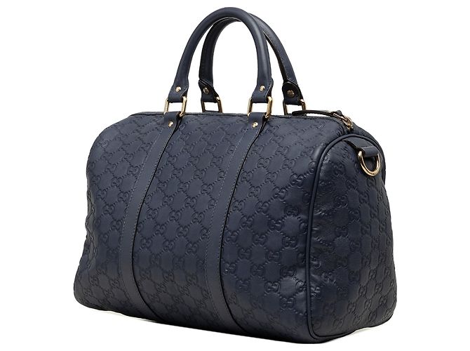 Gucci Medium Guccissima Joy Boston Bag Blau - Ansicht 2