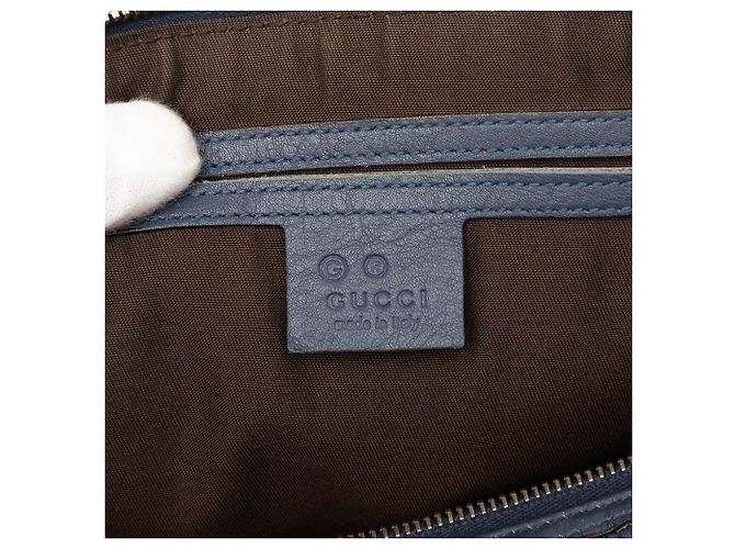 Gucci Medium Guccissima Joy Boston Bag Blau - Ansicht 5