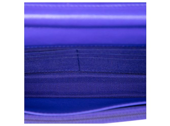 Purple Chanel CC Quilted Calfskin Fancy Wallet On Chain Crossbody Bag - vista 4