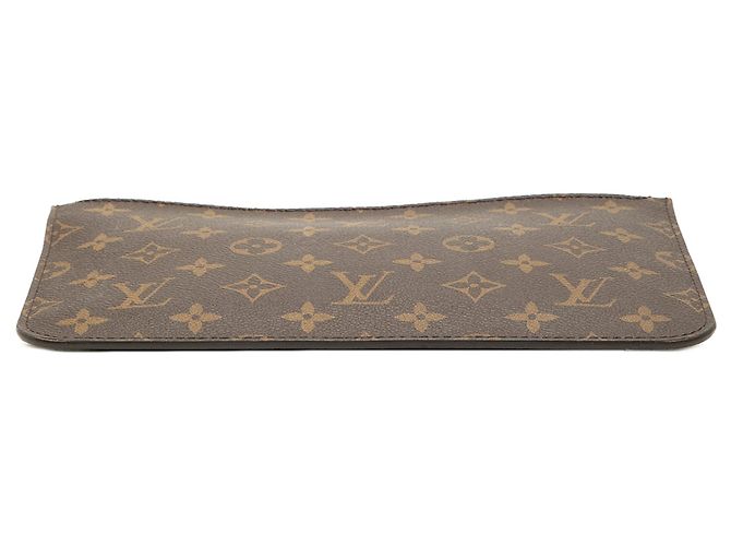 Pouch Louis Vuitton Monogram Neverfull MM Marrone - vista 3