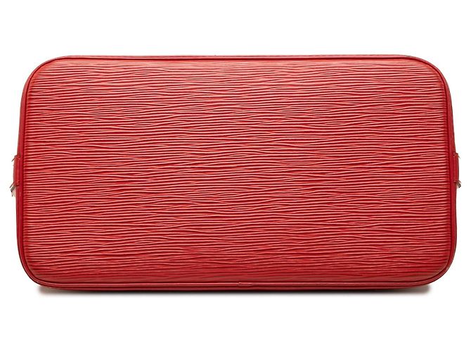 Borsa a mano Louis Vuitton Epi Alma PM rossa - vista 3
