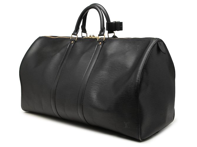 Sac de voyage Louis Vuitton Epi Keepall 60 Noir - vue 2